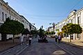 Simferopol. Pedestrian street in the city center (Karl Marx St.)
