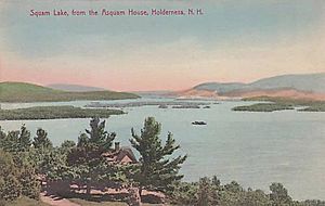 Squam Lake from the Asquam House, Holderness, NH