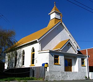St Michael's Antiochian Orthodox Church exterior, Dunedin, NZ.JPG