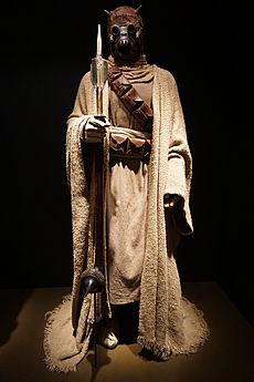Star Wars and the Power of Costume July 2018 23 (Tusken Raider male costume with gaffi from Episode IV)