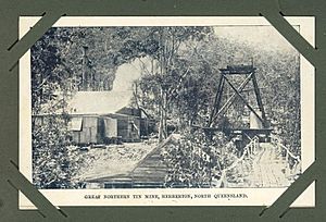 StateLibQld 2 237013 Great Northern Tin Mine, Herberton, North Queensland, ca. 1907