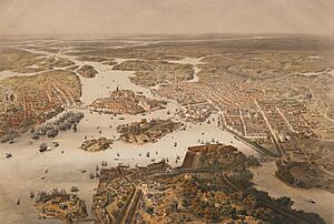 Stockholm panorama 1868