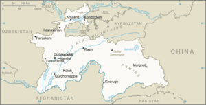 Tajikistan Map TI-map