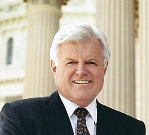 Ted Kennedy, official photo portrait crop (cropped)