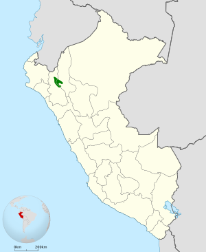 Thamnophilus shumbae map.svg