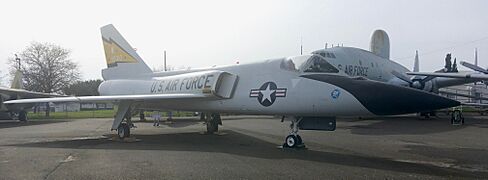 The F-106 "Delta Dart" on display at the Aerospace Museum of California