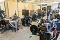 The Type Archive hall of Monotype casters