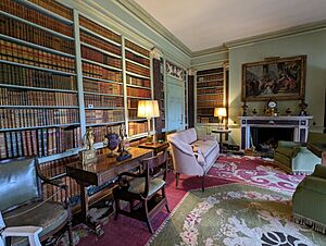 The library at Hinton Ampner