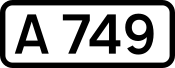 A749 road shield