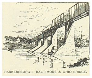 US-WV(1891) p883 PARKERSBURG BRIDGE
