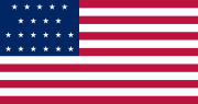 US flag 21 stars