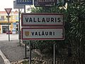 Vallauris sign