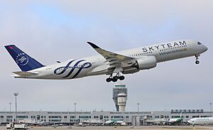 Vietnam Airlines Airbus A350-941 XWB VN-A897 - SkyTeam livery - rear view