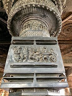 13th century Ramappa temple, Rudresvara, Palampet Telangana India - 102