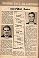 1947 Sporting Life (September) pg 20 All Australian team