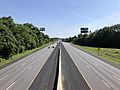 2019-07-10 10 20 24 View north along Interstate 81 from the overpass for Berkeley County Route 13 (Dry Run Road) in Nollville, Berkeley County, West Virginia