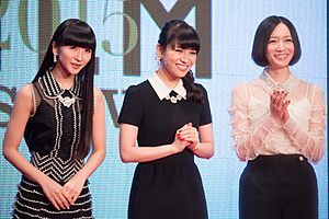 A-chan, Nocchi & Kashiyuka (Perfume) "We Are Perfume" at Opening Ceremony of the 28th Tokyo International Film Festival (22415969052).jpg