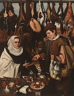Alejandro de Loarte - The Poultry Vendor, 1626