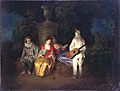 Antoine Watteau - La Partie carrée