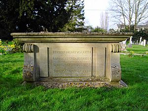 Asquith's tomb, All Saints church, Sutton Courtenay - geograph.org.uk - 362223