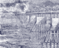 Augusta Bridge drawing from 1836