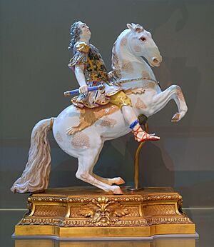 Augustus III, Johann Joachim Kaendler, Meissen Porcelain Factory, c. 1753, hard-paste porcelain - Wadsworth Atheneum - Hartford, CT - DSC05283