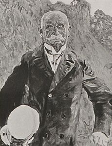 Bernhard Pankok - Bildnis Ferdinand Graf von Zeppelin, 1913