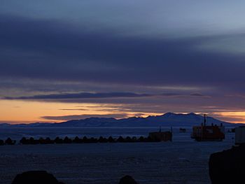 Black Island and Skidoos at Sunset.jpg