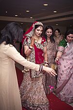 Bride entering the hall - Indian Hindu Wedding