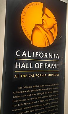 CA Hall of Fame Entrance Sign (cropped)