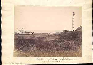 Cape Wickham Lighthouse and quarters, King Island, Bass Strait