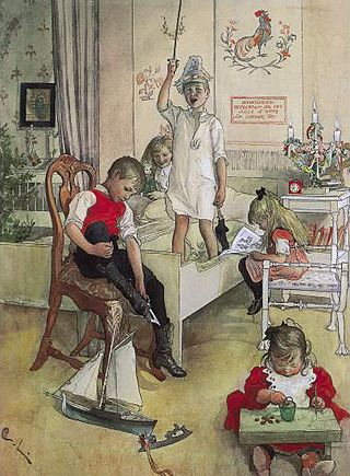Carl Larsson Christmas Morning 1894