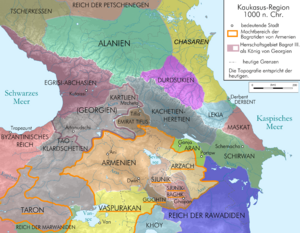 Caucasus 1000 map de