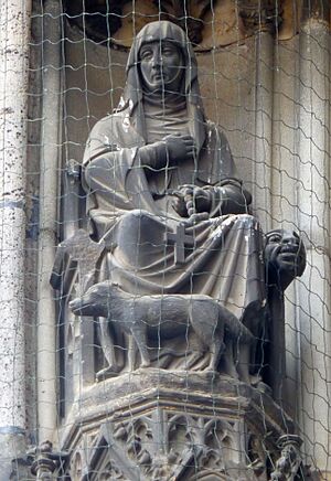 Christina von Stommeln, Nordportal, Kölner Dom.jpg