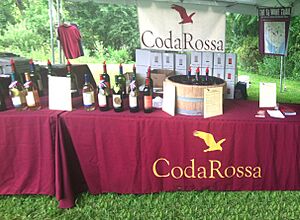 Coda Rossa Wine Tent
