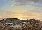 Conrad Wise Chapman - Fort Sumter, Interior, Sunrise, Dec. 9, 1864