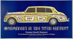 Cooper-Hewitt Museum "Ornament in the 20th Century" Exhibition Poster