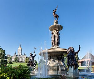 Corning Fountain, Bushnell Park, Hartford CT