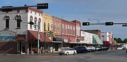 Downtown Crete: Main Avenue, looking south from 13th Street