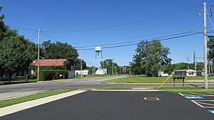 Looking east on Water Street (Ohio Highway 316) in Darbyville