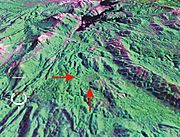 Darwin Crater Landsat oblique