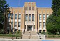 Dawes County, Nebraska courthouse from E
