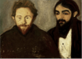Der Maler Paul Hermann und der Arzt Paul Contard, 1897
