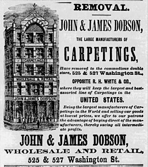 Dobson carpet store Boston 1878