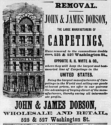 Dobson carpet store Boston 1878