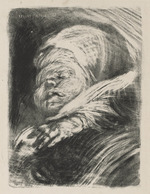 Eugène Carrière - Newborn in a Bonnet (Le nouveau-né au bonnet - 2009.495 - Cleveland Museum of Art