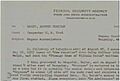 typewritten letter on Food and Drug Administration headed paper