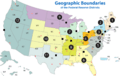 Federal Reserve Districts Map - Banks & Branches