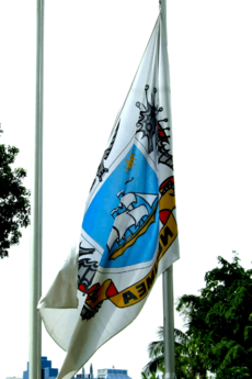 Flag of the city of Nouméa, New Caledonia