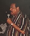 Former Prime Minister Honourable Lester B. Bird speak to the audience (cropped)